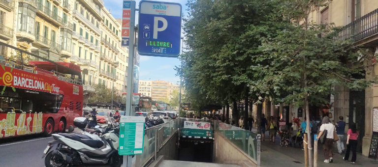 Parking Saba Bamsa Rambla Catalunya - Barcelona